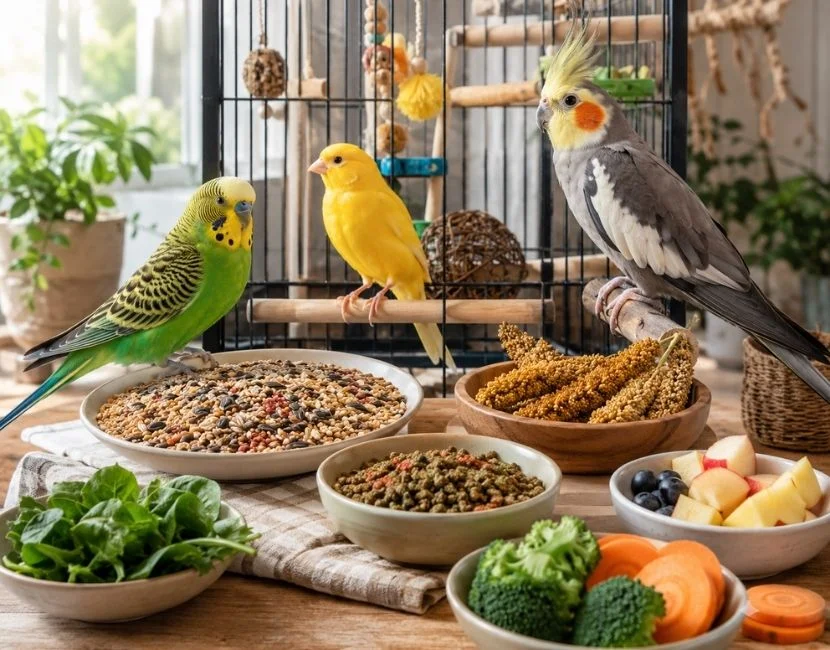 Kafes Kuşları İçin Doğru Yem Nasıl Seçilir?